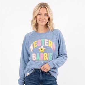 Simply Southern Western Barbie Sweatshirt size large